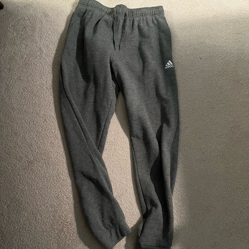Adidas Fleece Lined Jogger Grey Sweatpant